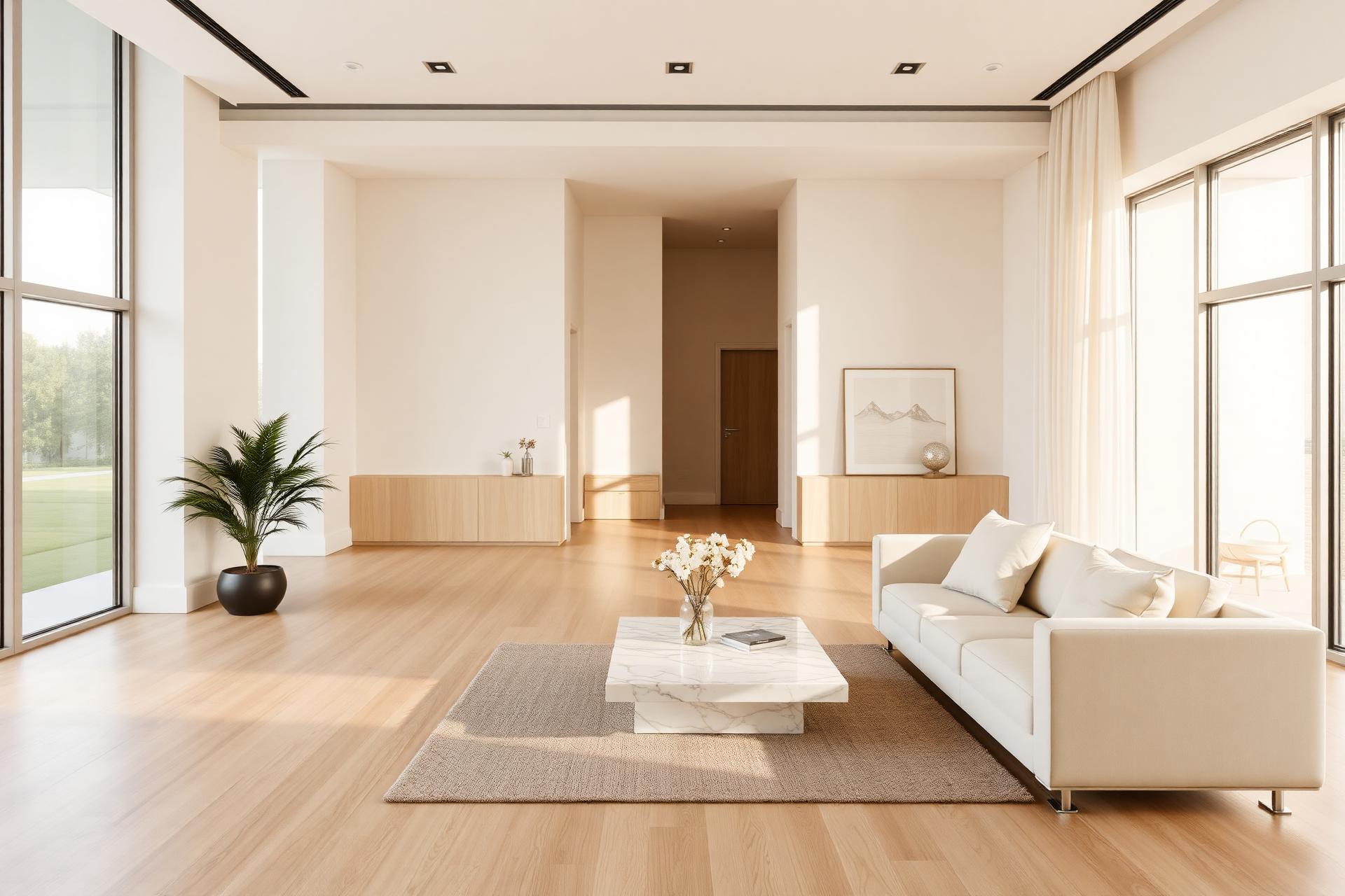Spotless luxury living room